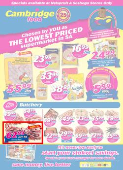 Cambridge Food : Nelspuit and Seshego (8 Nov - 21 Nov 2017), page 1