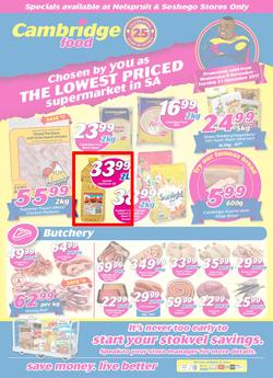 Cambridge Food : Nelspuit and Seshego (8 Nov - 21 Nov 2017), page 1