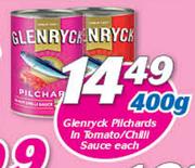 Glenryck Pilchards In Tomato/Chilli Sauce-400gm Each