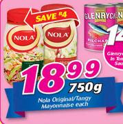 Nola Original/Tangy Mayonnaise-750gm Each