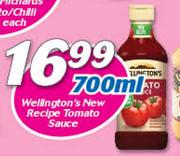 Wellington's New Recipe Tomato Sauce-700ml