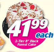 2-Tier 8" Black Forest Cake