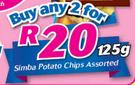 Simba Potato Chips-2 x 125g