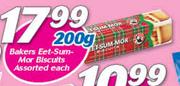 Bakers Eet-Sum-Mor Biscuits-200g Each