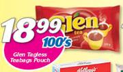 Glen Tagless Teabags Pouch 100’s