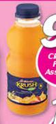 Clover Krush Fruit Juice-500ml Each