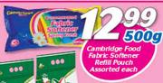 Cambridge Food Fabric Softener Refill Pouch-500g Each