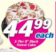 2-Tier 8" Black Forest Cake