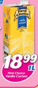 First Choice Vanilla Custard-1Ltr