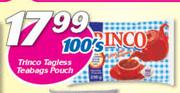 Trinco Tagless Teabags Pouch-100's