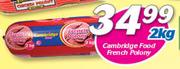 Cambridge Food French Polony-2Kg