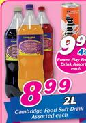 Cambridge Food Soft Drink Assorted-2Ltr Each