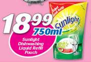 Sunlight Dishwashing Liquid Refill Pouch-750ml