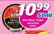 Kiwi Shoe Polish Assorted-50ml Each