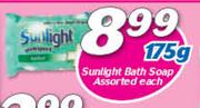 Sunlight Bath Soap Assorted-175g Each