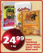 Lion/Tafelberg/Magnifisan Super Maize Meal-5kg Each
