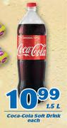 Coca-Cola Soft Drink-1.5Ltr Each