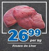 Frozen Ox Liver-Per kg