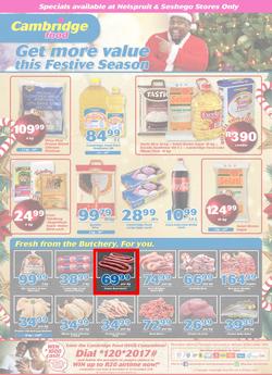 Cambridge Food Nelspruit & Seshego : December Mid Month (6 Dec - 20 Dec 2018), page 1