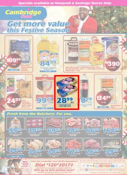 Cambridge Food Nelspruit & Seshego : December Mid Month (6 Dec - 20 Dec 2018), page 1