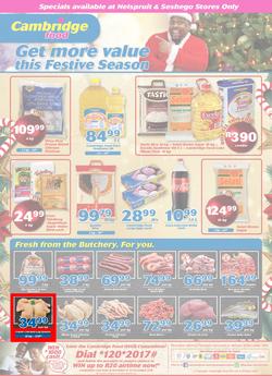 Cambridge Food Nelspruit & Seshego : December Mid Month (6 Dec - 20 Dec 2018), page 1