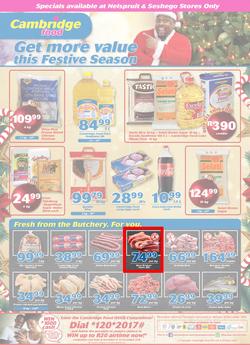 Cambridge Food Nelspruit & Seshego : December Mid Month (6 Dec - 20 Dec 2018), page 1