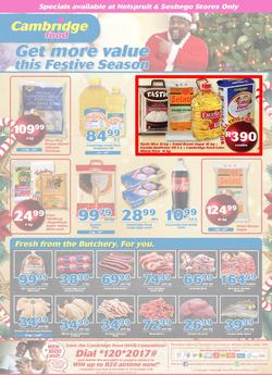 Cambridge Food Nelspruit & Seshego : December Mid Month (6 Dec - 20 Dec 2018), page 1
