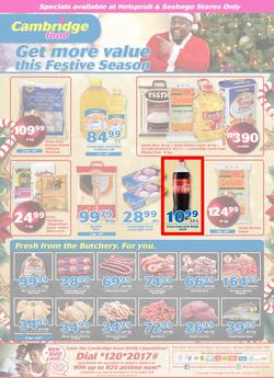 Cambridge Food Nelspruit & Seshego : December Mid Month (6 Dec - 20 Dec 2018), page 1