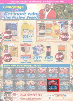 Cambridge Food Nelspruit & Seshego : December Mid Month (6 Dec - 20 Dec 2018), page 1
