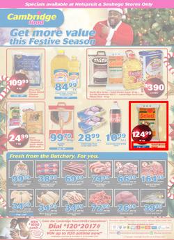 Cambridge Food Nelspruit & Seshego : December Mid Month (6 Dec - 20 Dec 2018), page 1