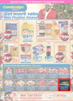 Cambridge Food Nelspruit & Seshego : December Mid Month (6 Dec - 20 Dec 2018), page 1