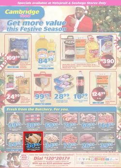 Cambridge Food Nelspruit & Seshego : December Mid Month (6 Dec - 20 Dec 2018), page 1