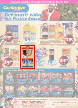 Cambridge Food Nelspruit & Seshego : December Mid Month (6 Dec - 20 Dec 2018), page 1