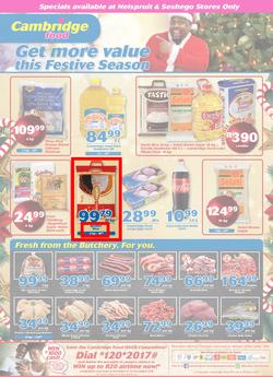 Cambridge Food Nelspruit & Seshego : December Mid Month (6 Dec - 20 Dec 2018), page 1