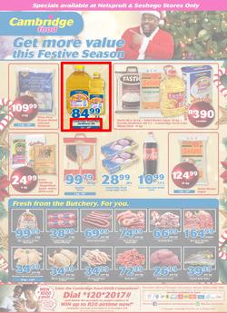 Cambridge Food Nelspruit & Seshego : December Mid Month (6 Dec - 20 Dec 2018), page 1