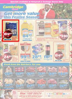 Cambridge Food Nelspruit & Seshego : December Mid Month (6 Dec - 20 Dec 2018), page 1