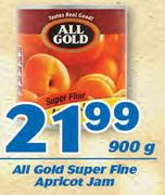 All Gold Super Fine Apricot Jam-900g