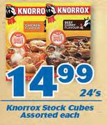 Knorrox Stock Cubes-24ʼs Each