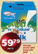 Orange Grove UHT Long Life Milk-6x1Ltr