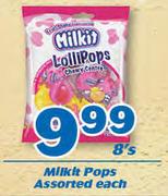 Milkit Pops 8’s-Each