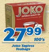 Joko Tagless Teabags 100’s