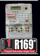 Prepaid Sub Meter Single Face