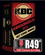 KBC Cement 32.5-50Kg