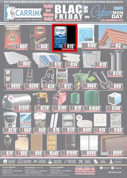 K Carrim Builders Mecca Tile Mecca : Black Friday And Cyber Monday (29 Nov - 2 Dec 2019), page 1