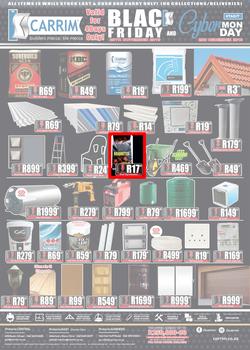 K Carrim Builders Mecca Tile Mecca : Black Friday And Cyber Monday (29 Nov - 2 Dec 2019), page 1