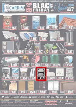 K Carrim Builders Mecca Tile Mecca : Black Friday And Cyber Monday (29 Nov - 2 Dec 2019), page 1