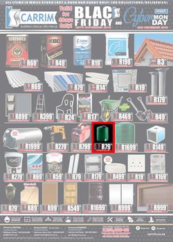 K Carrim Builders Mecca Tile Mecca : Black Friday And Cyber Monday (29 Nov - 2 Dec 2019), page 1