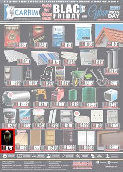 K Carrim Builders Mecca Tile Mecca : Black Friday And Cyber Monday (29 Nov - 2 Dec 2019), page 1