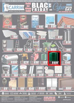 K Carrim Builders Mecca Tile Mecca : Black Friday And Cyber Monday (29 Nov - 2 Dec 2019), page 1
