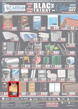 K Carrim Builders Mecca Tile Mecca : Black Friday And Cyber Monday (29 Nov - 2 Dec 2019), page 1